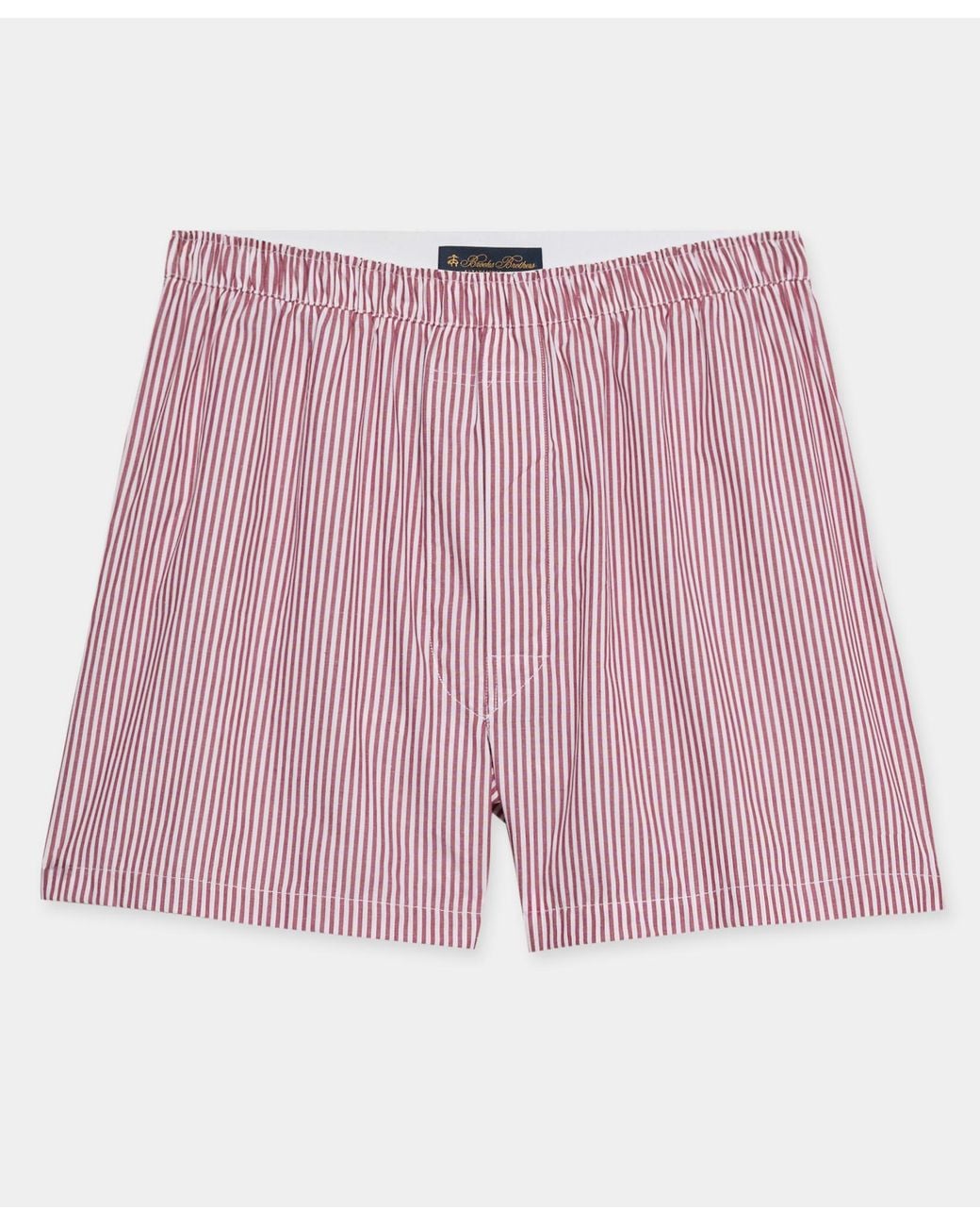 Brooks Brothers Pink Striped Cotton Boxer for men