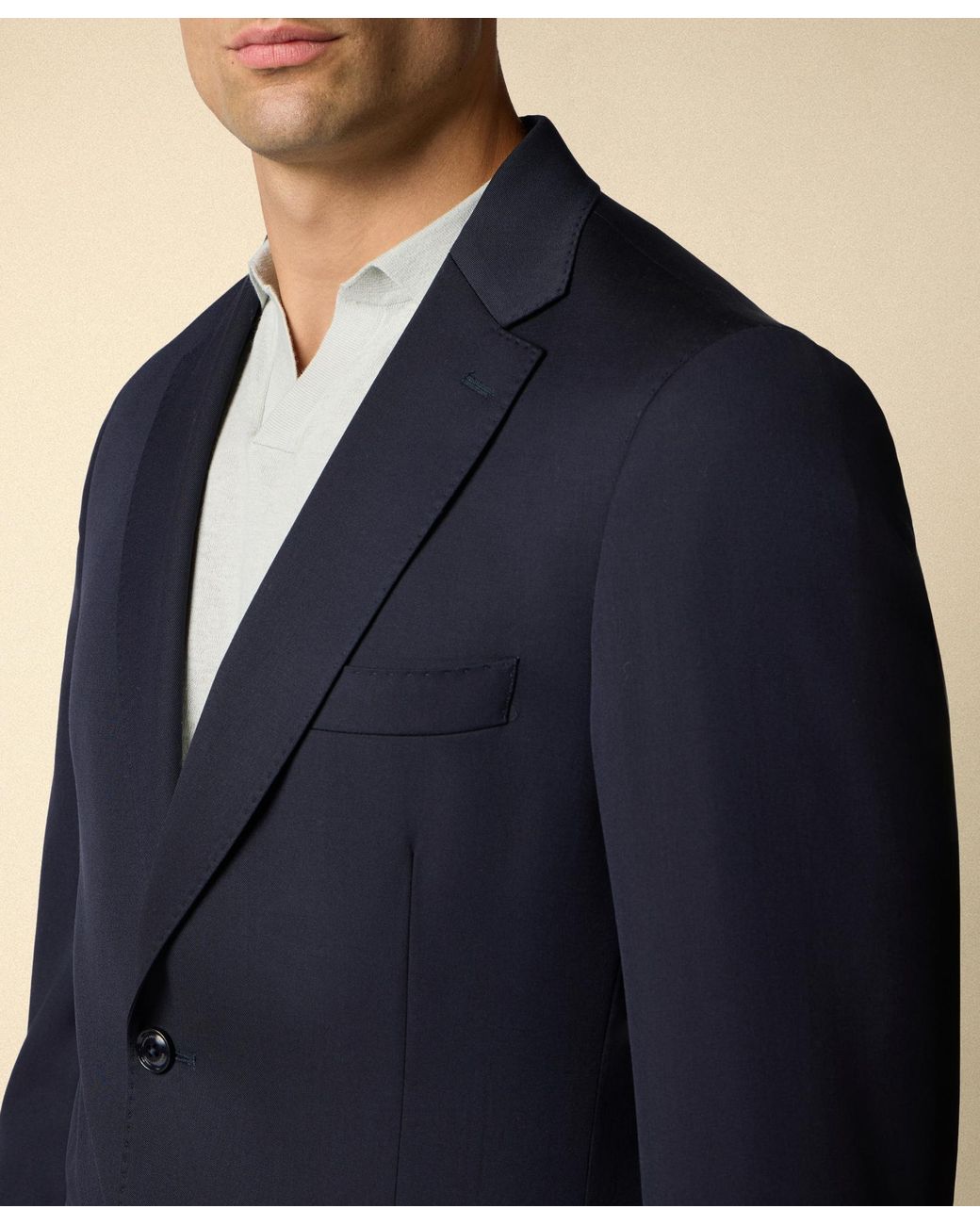 Brooks Brothers Blue Virgin Wool Single-Breasted Blazer for men