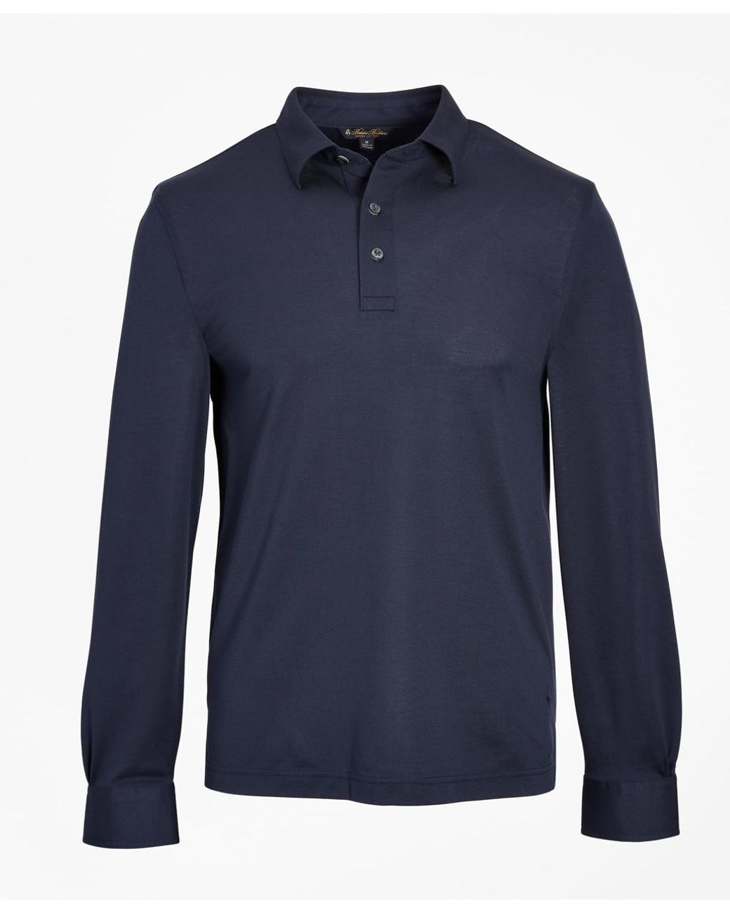 Brooks Brothers Premium Extrafine Supima Cotton Pique Longsleeve Polo