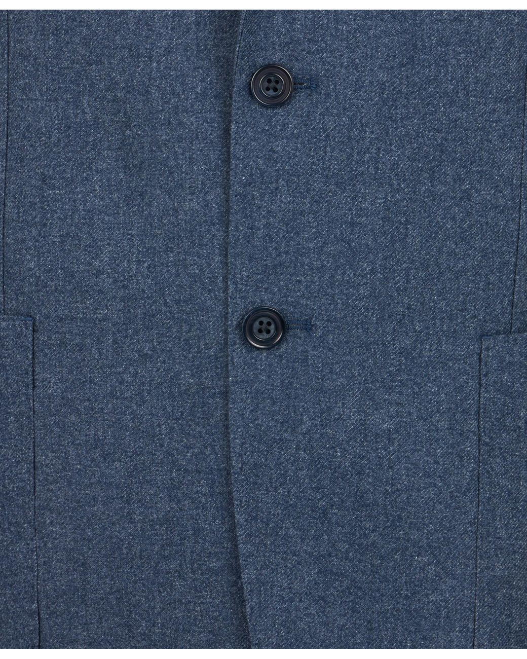 Brooks Brothers Blue Melange Wool Blend Blazer for men