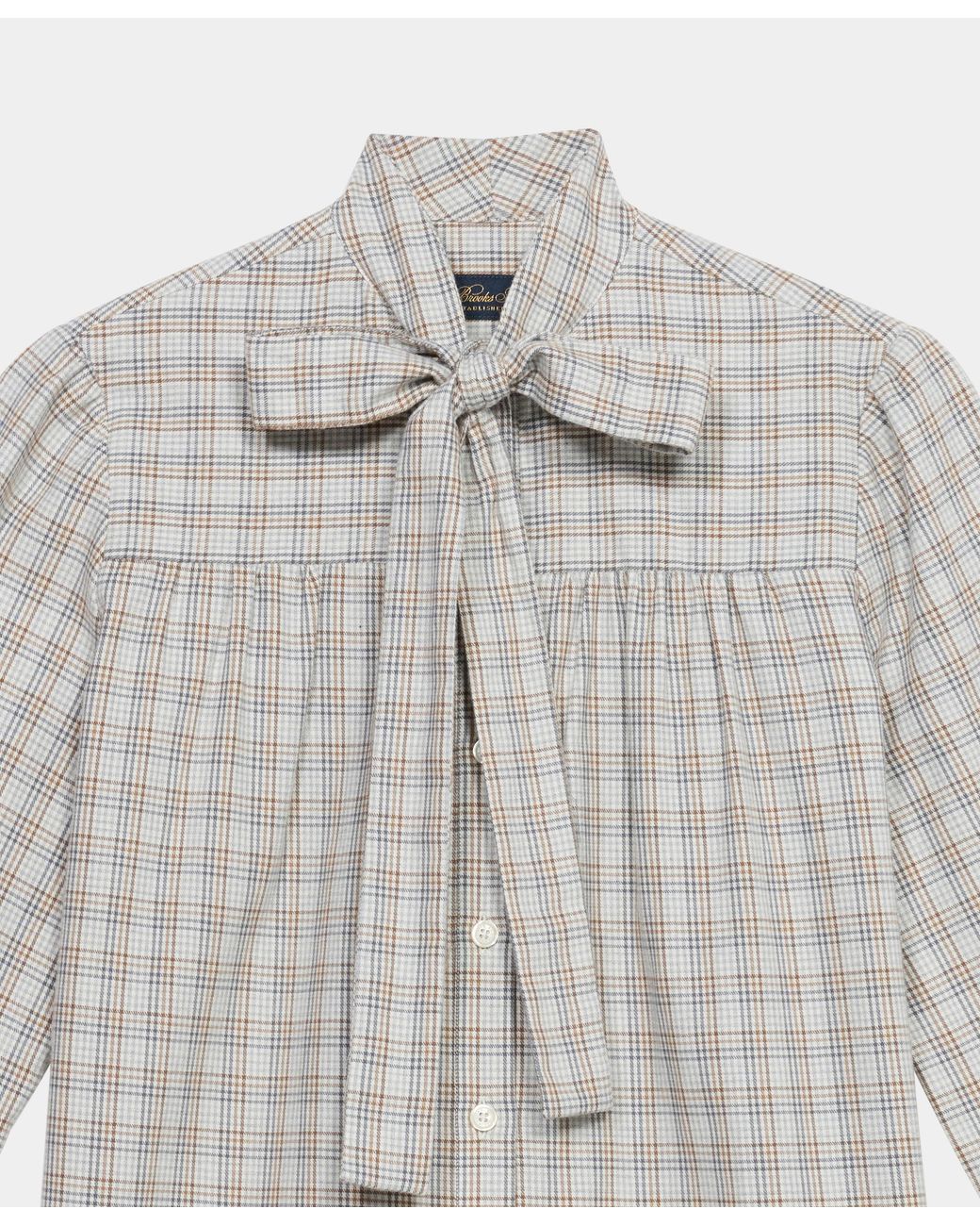 Brooks Brothers Gray Micro Check Shirt