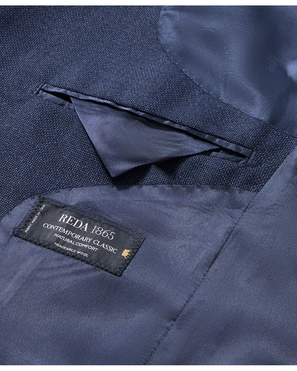 Brooks Brothers Blue Hopsack Virgin Wool Blazer for men