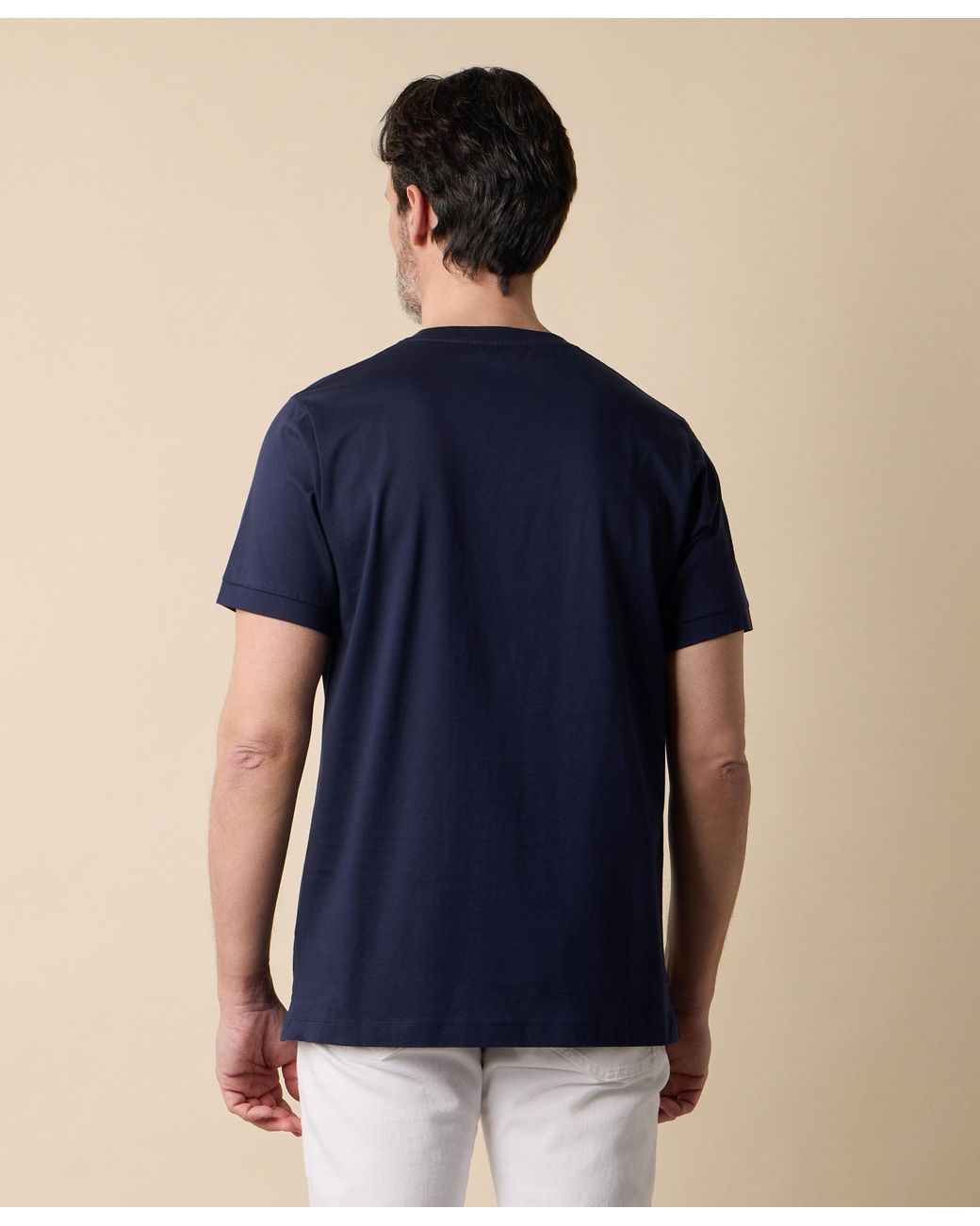 Brooks Brothers Blue Cotton T-Shirt for men