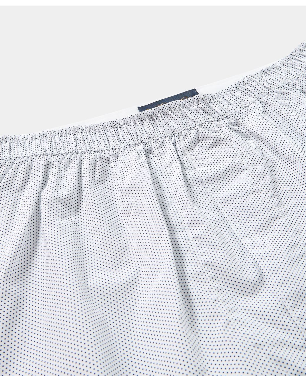 Brooks Brothers White Micro Polka Dot Boxer for men