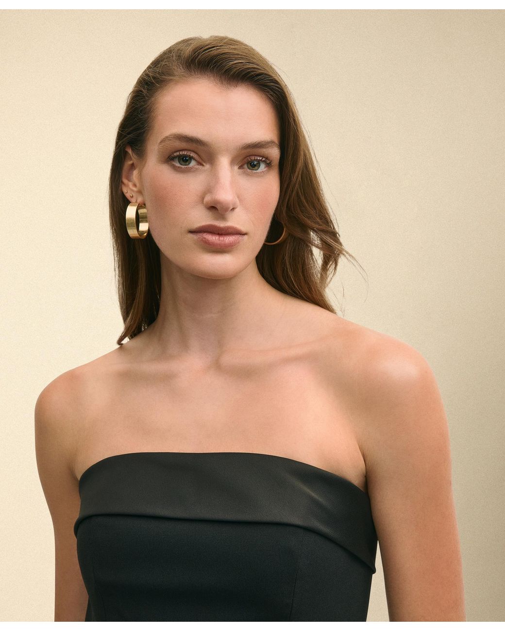 Brooks Brothers Black Crepe Evening Dress