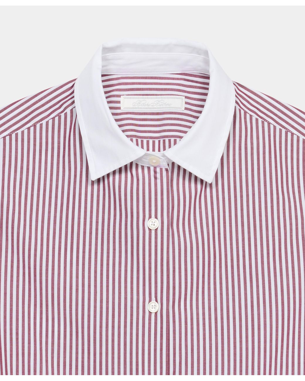 Brooks Brothers Pink Shirt With Contrast Collar And Cuffs