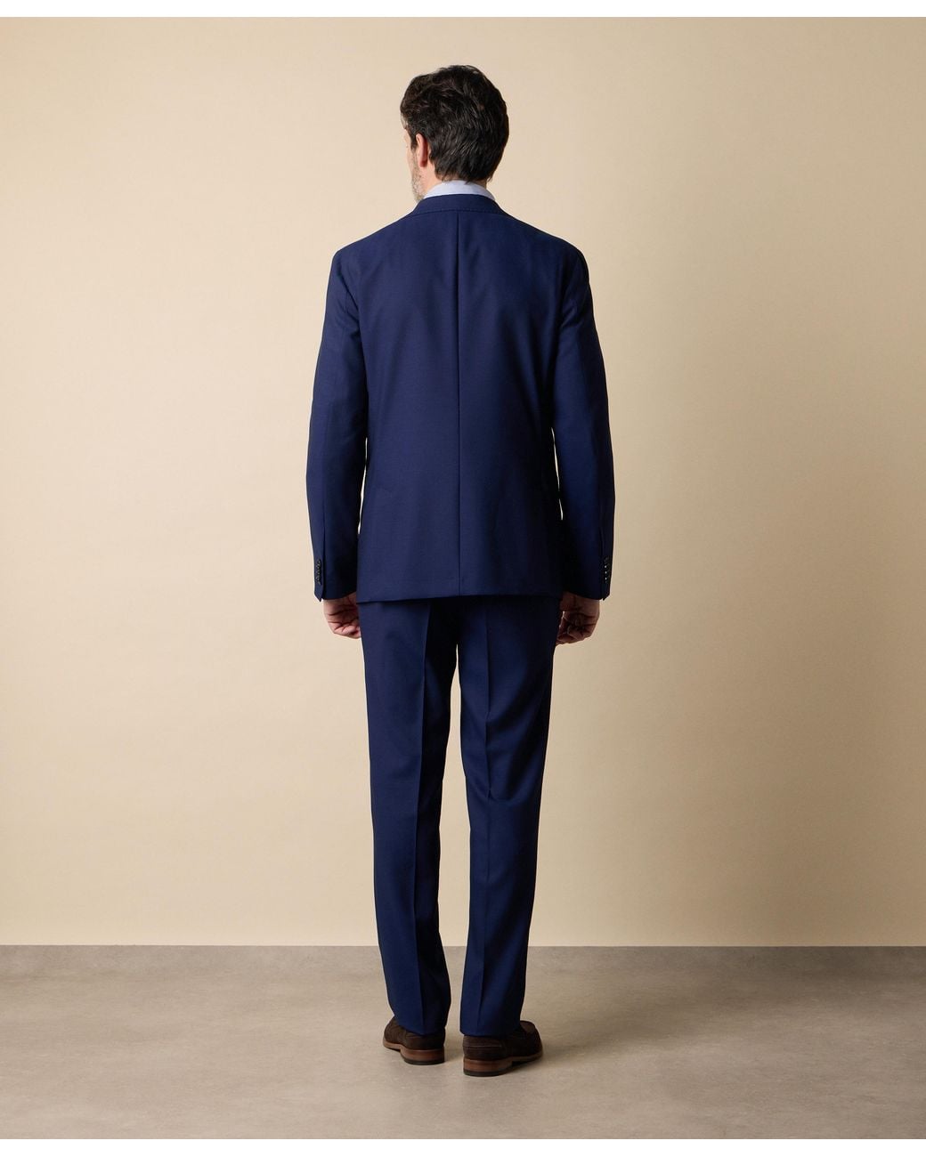 Brooks Brothers Blue Superfine Virgin Wool Suit for men