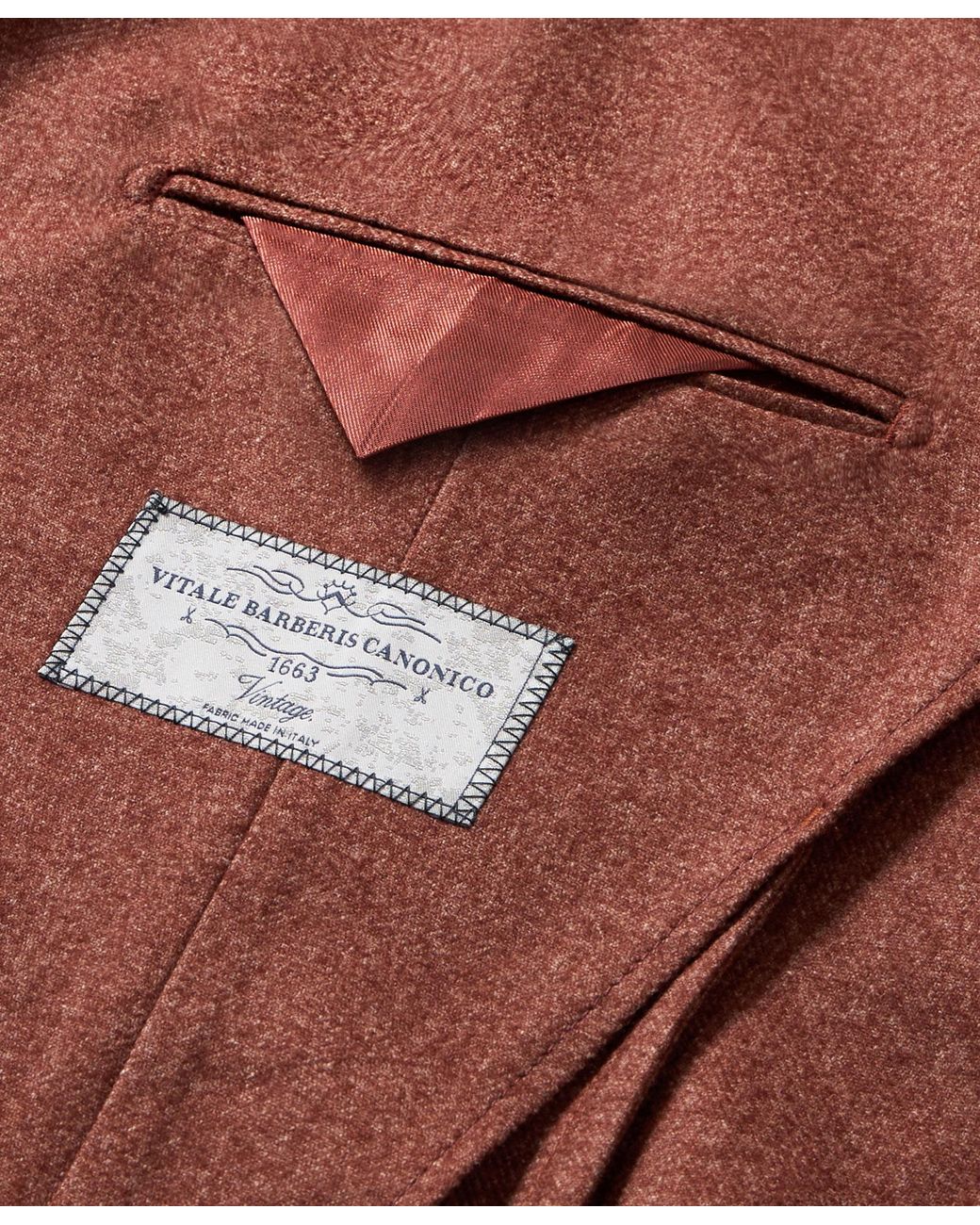 Brooks Brothers Red Melange Wool Blend Blazer for men