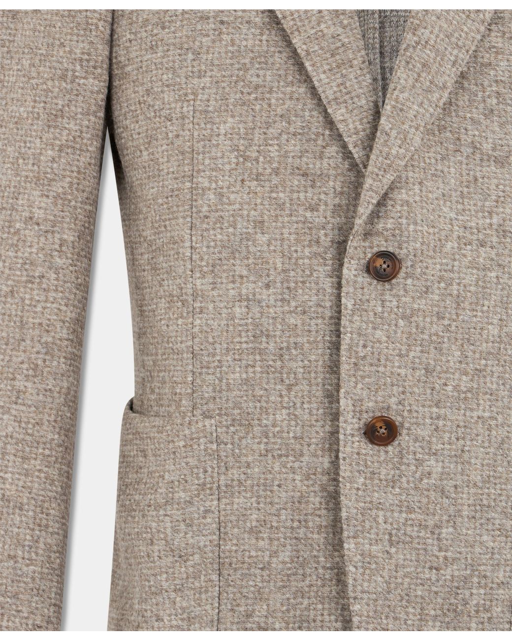 Brooks Brothers Natural Pied De Poule Blazer for men