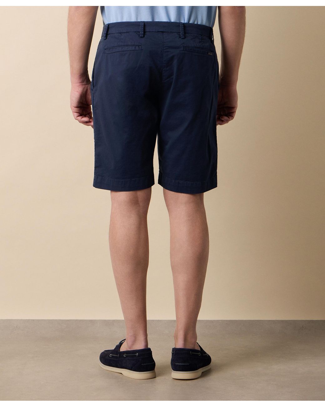 Brooks Brothers Blue Classic Cotton Shorts for men