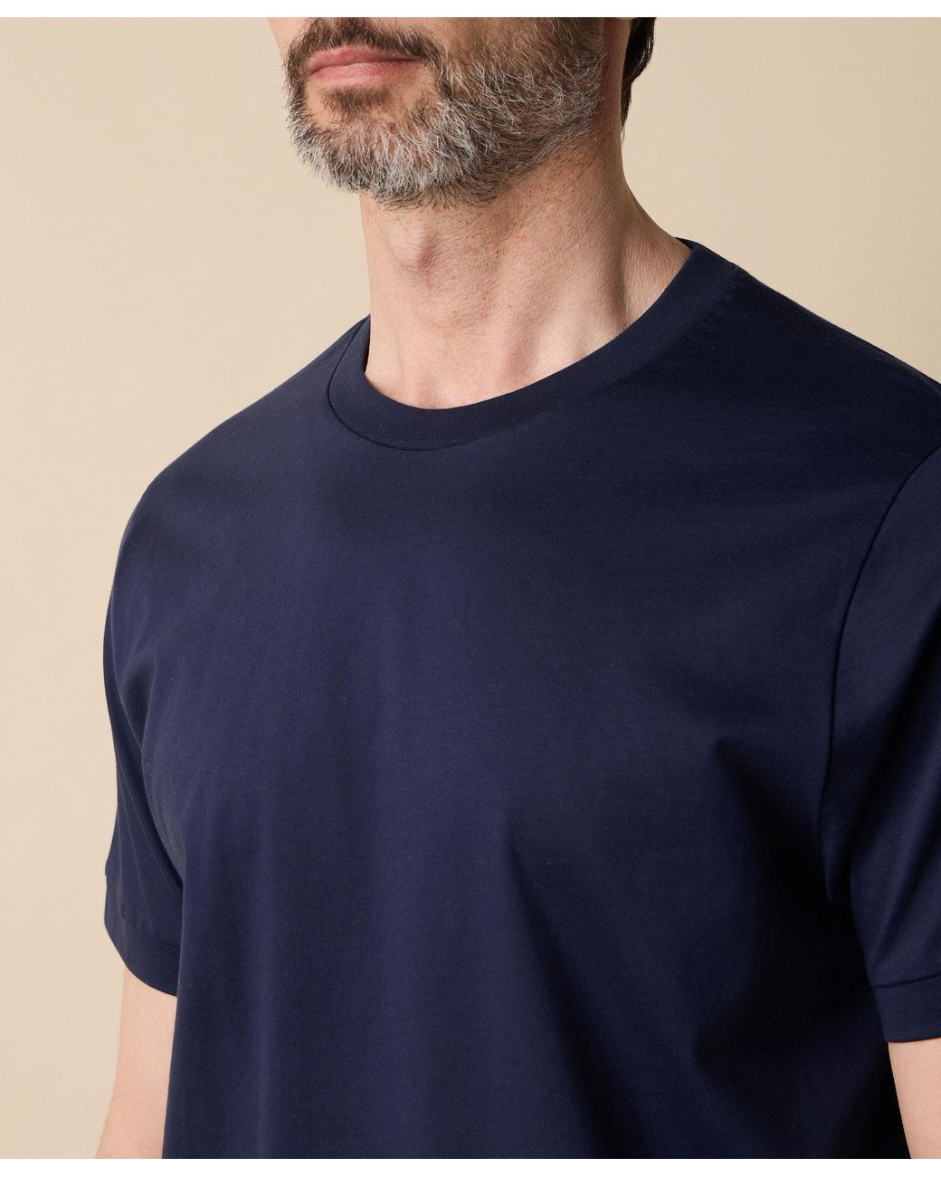 Brooks Brothers Blue Cotton T-Shirt for men