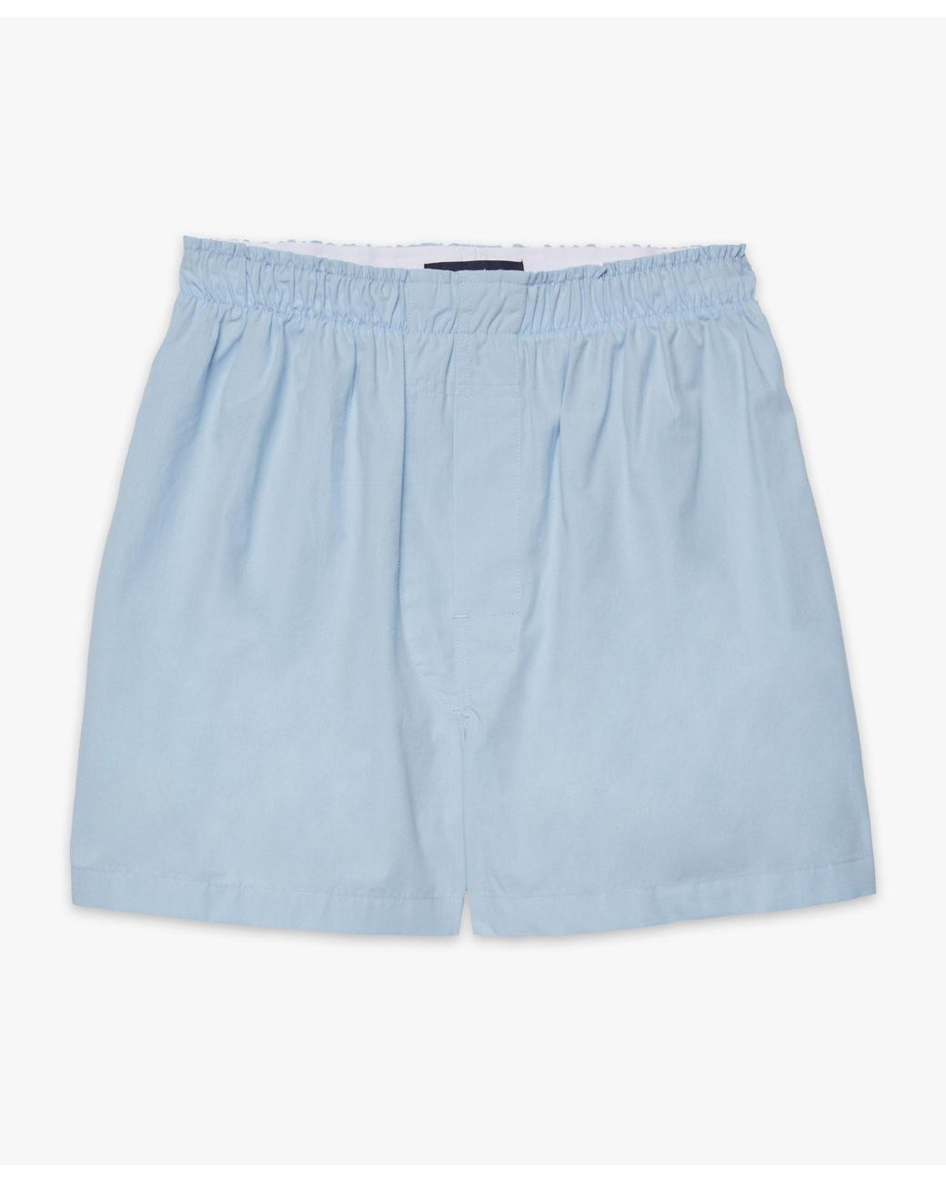 Brooks Brothers Blue Cotton Boxer Shorts for men