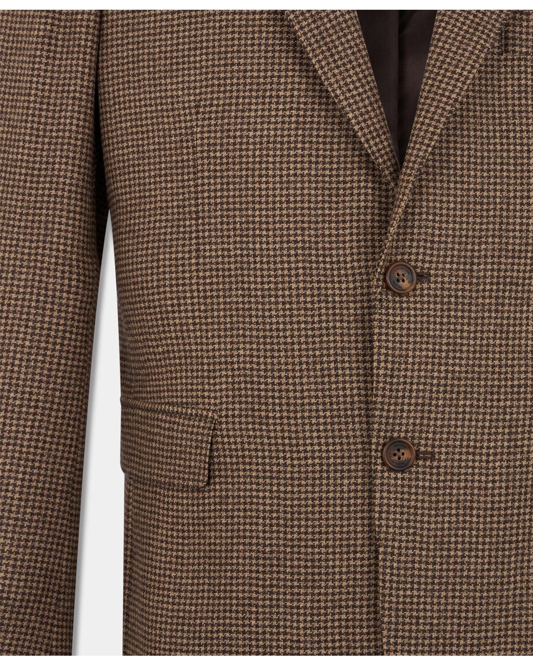 Brooks Brothers Brown Pied De Poule Blazer for men