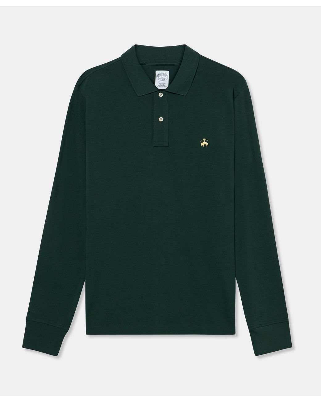 Brooks Brothers Green Polo With Logo for men
