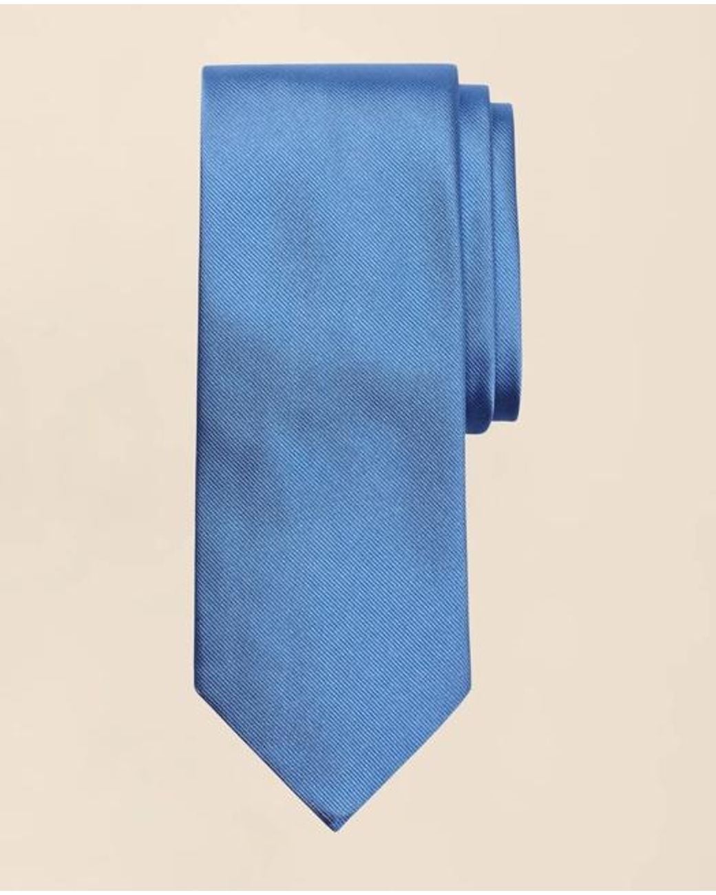 Brooks Brothers Blue Solid Rep Tie for men