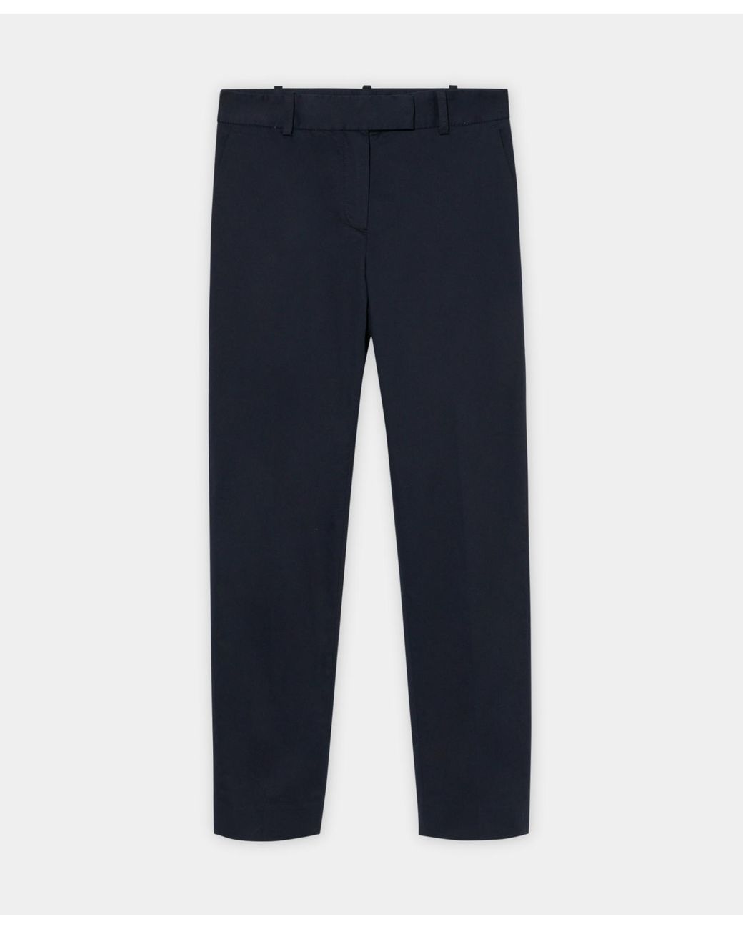 Brooks Brothers Blue Stretch Cotton Cigarette Chino