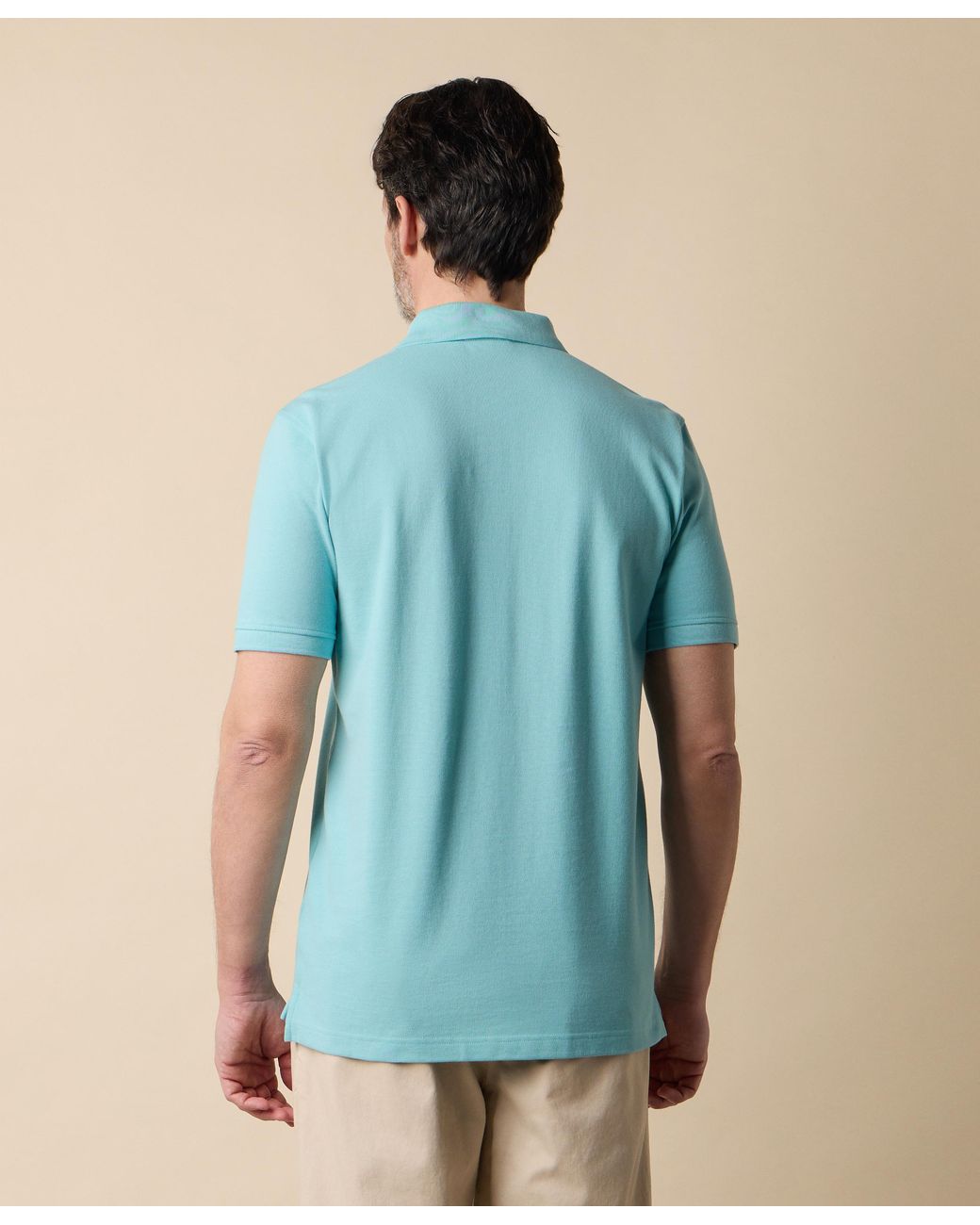 Brooks Brothers Blue Cotton Piqué Polo for men