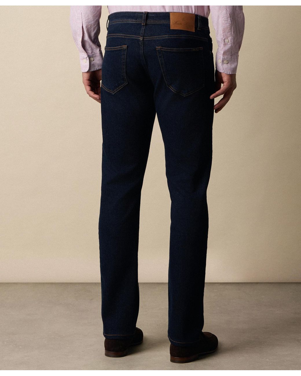 Brooks Brothers Blue 5-Pocket Denim Pants for men
