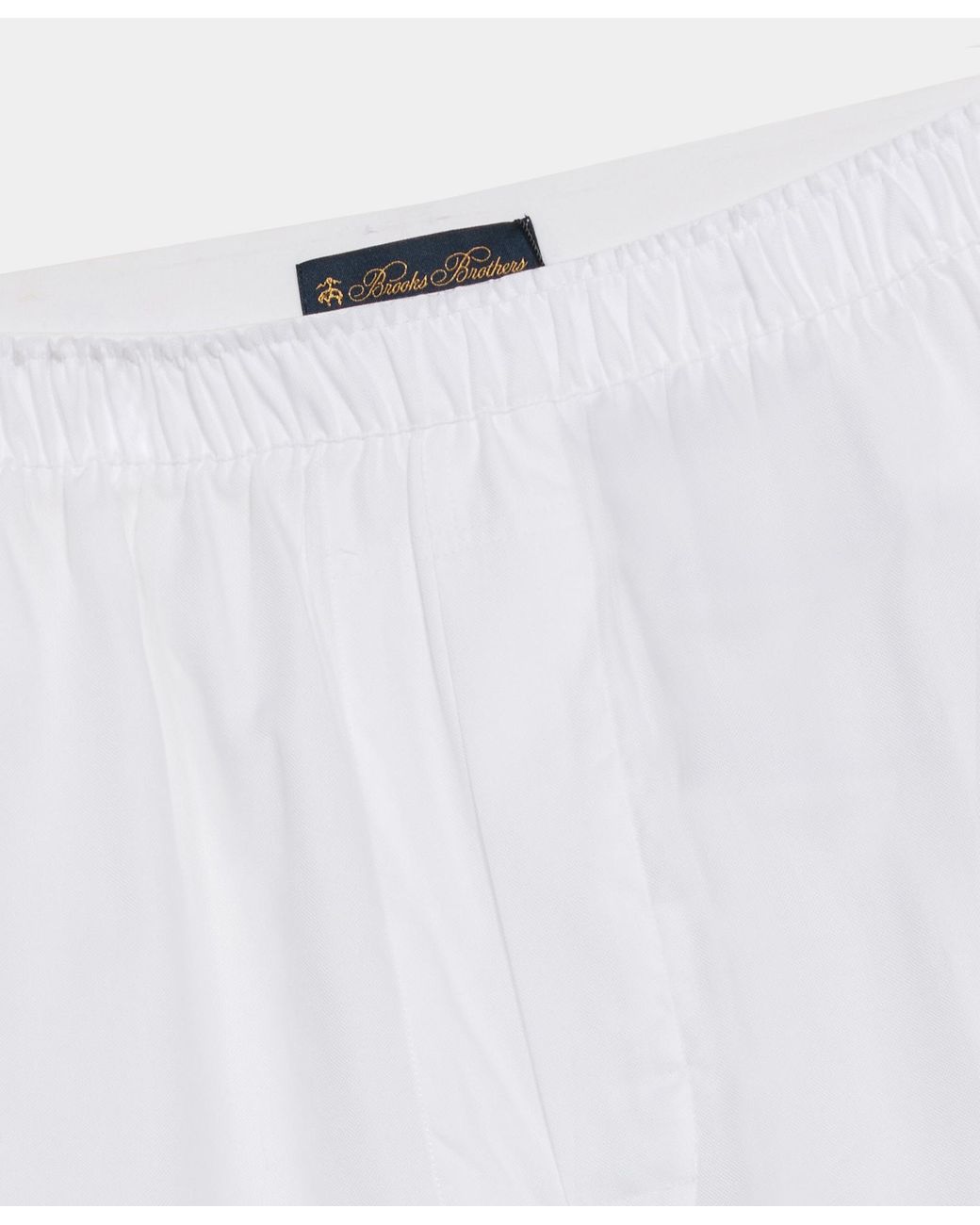 Brooks Brothers White Cotton Boxer for men