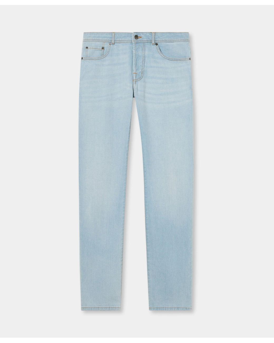 Brooks Brothers Blue 5-Pocket Denim Pants for men