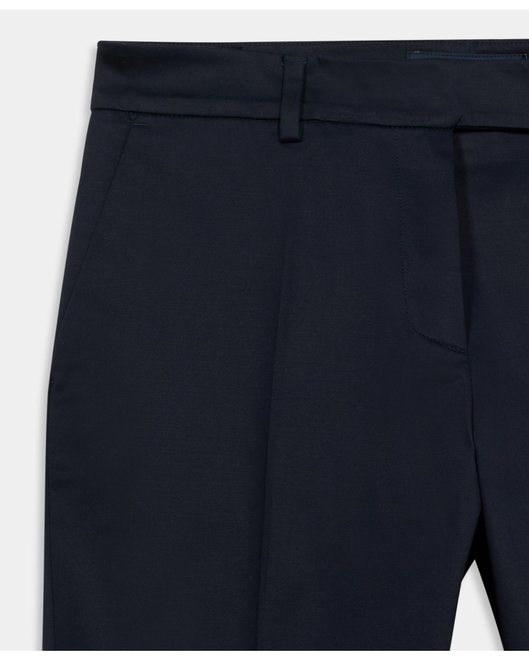 Brooks Brothers Blue Stretch Cotton Pants