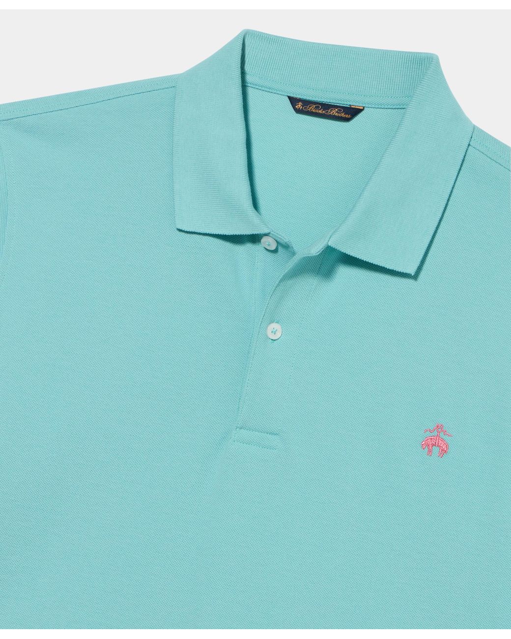 Brooks Brothers Blue Cotton Piqué Polo for men