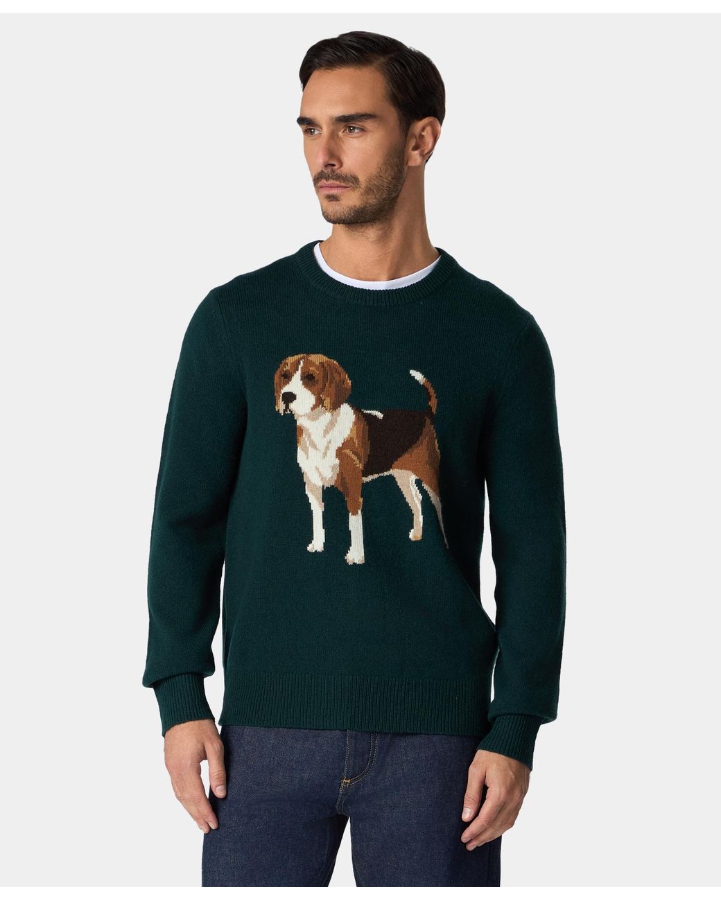 Pull en coton mélangé avec broderie Big Brother en plusieurs variantes