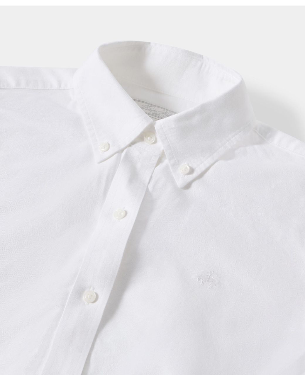 Brooks Brothers White Classic-Fit Cotton Oxford Shirt