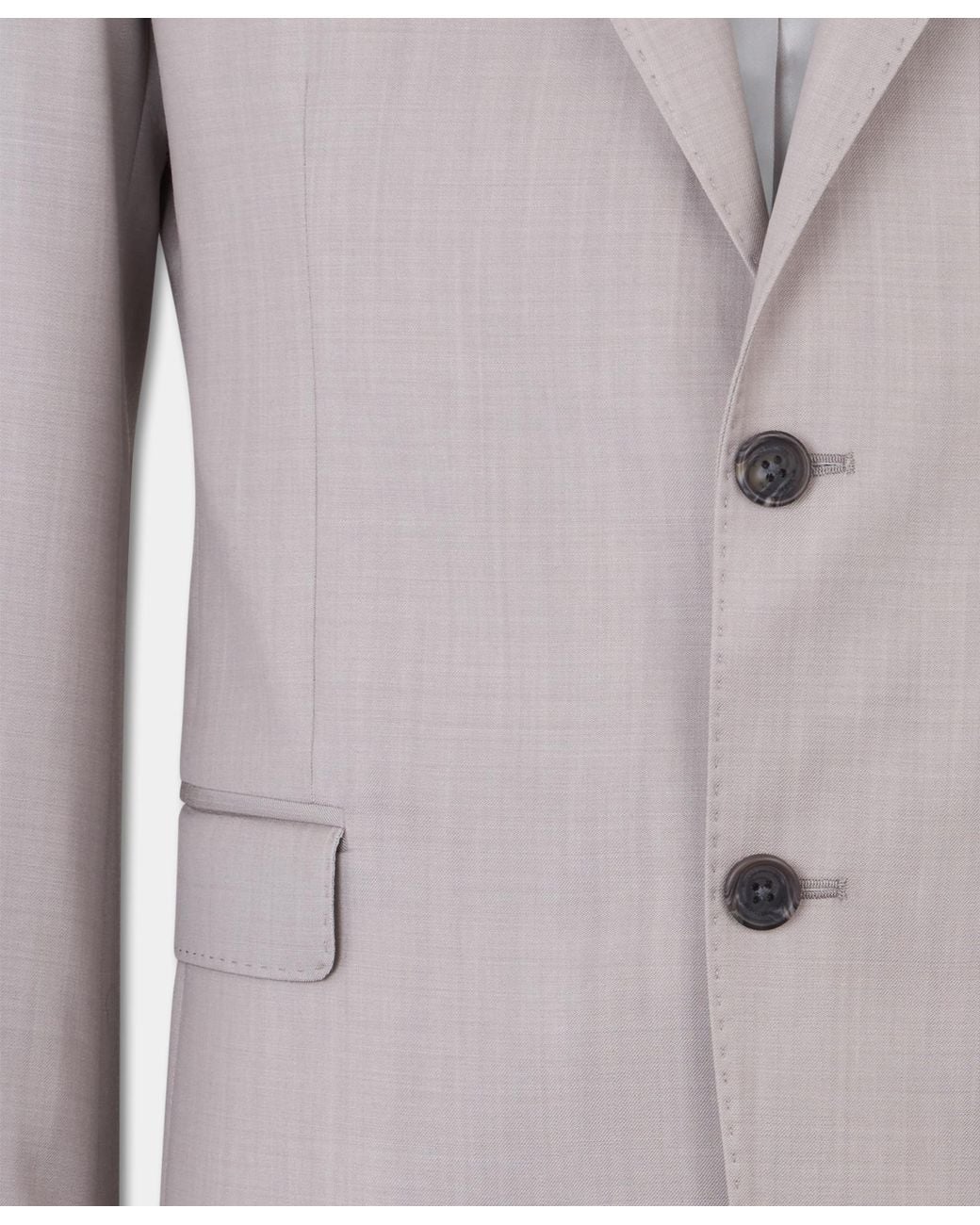 Brooks Brothers Gray Twill Virgin Wool Blazer for men