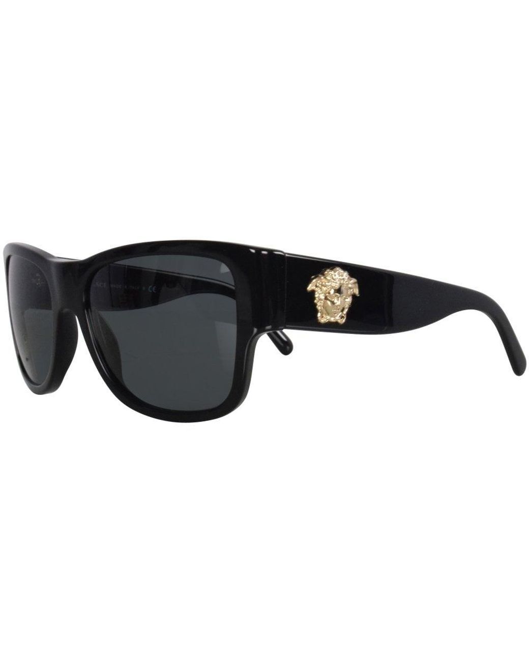 Versace Classic Medusa Black Sunglasses For Men Lyst 