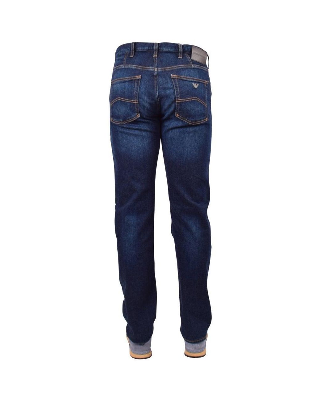 Emporio Armani Emporio J21 Regular Fit Jeans in Blue for Men | Lyst