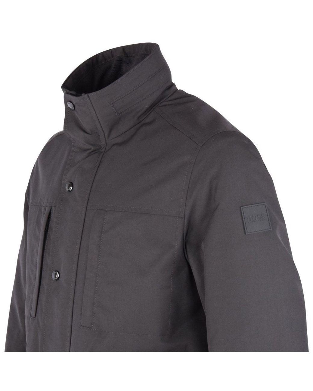 Byttehandel Margaret Mitchell blanding BOSS by HUGO BOSS Comera Black Field Jacket for Men | Lyst