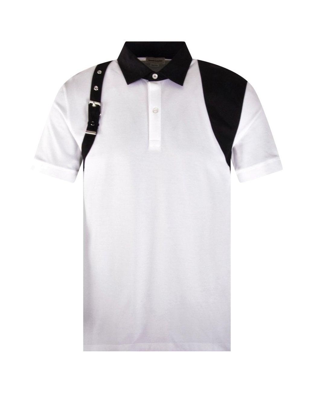 Black Harness Polo Shirt 