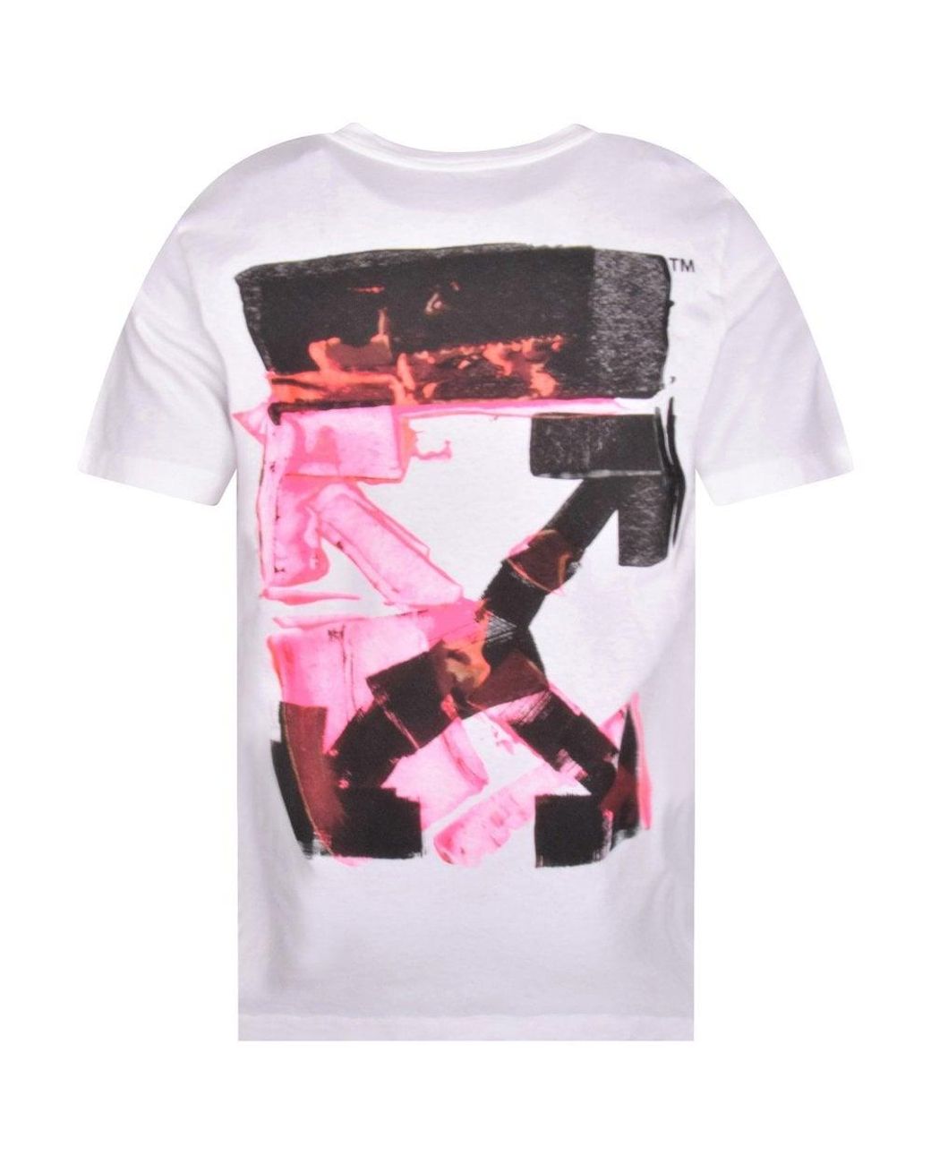 c/o Abloh White Acrylic Arrow Motif T-shirt for Men | Lyst