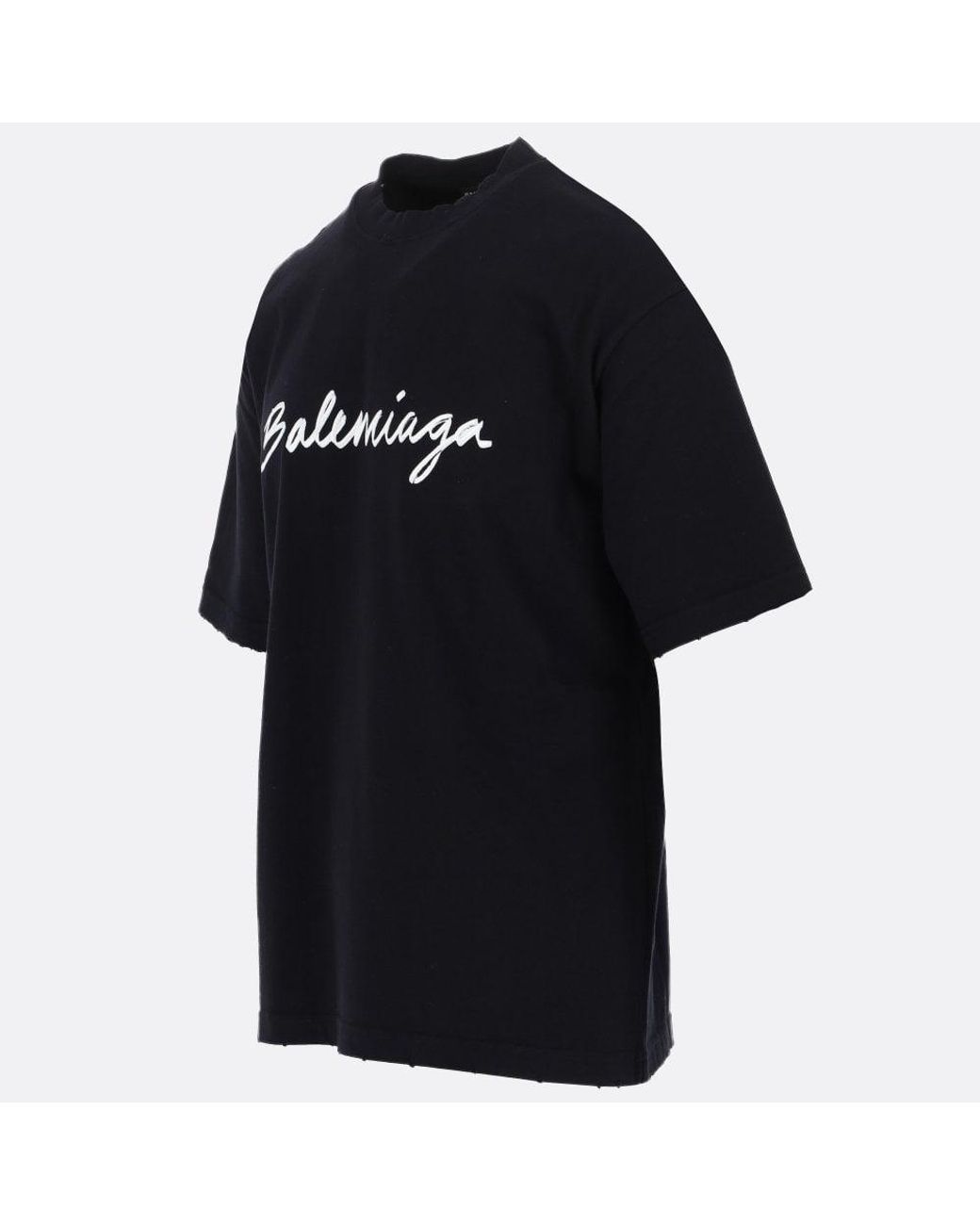 Balenciaga black discount oversized t shirt