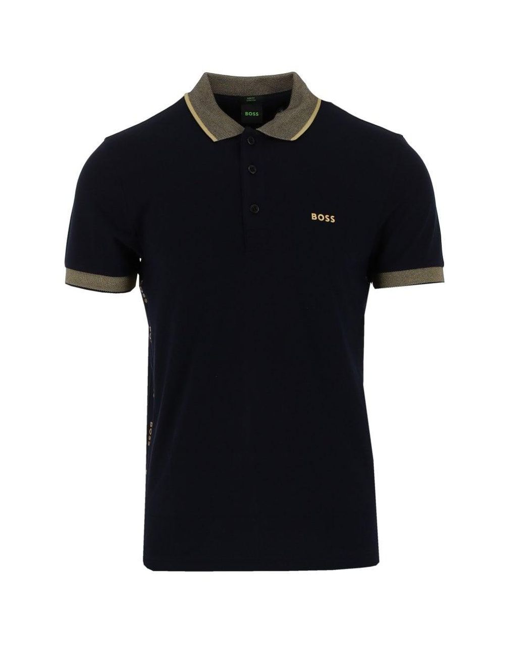 BOSS by HUGO BOSS & Gold Paule Polo Shirt in Blue for Men | Lyst