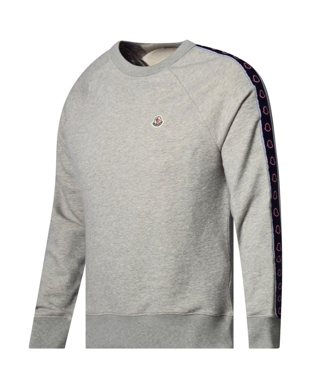 grey moncler sweatshirt