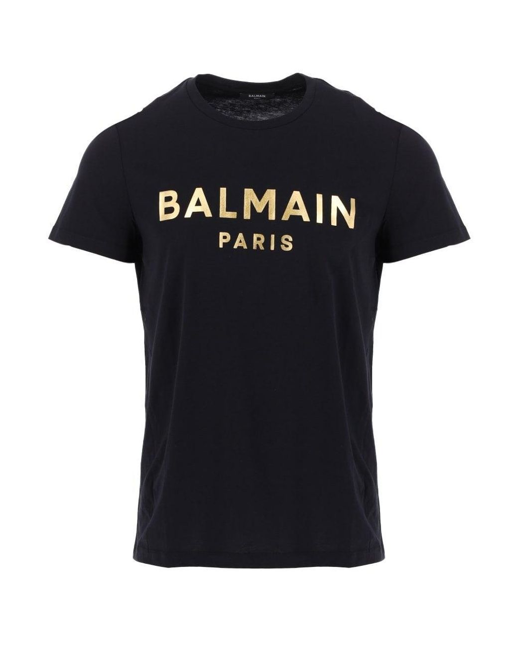 Balmain & Gold T-shirt in Black for Men | Lyst