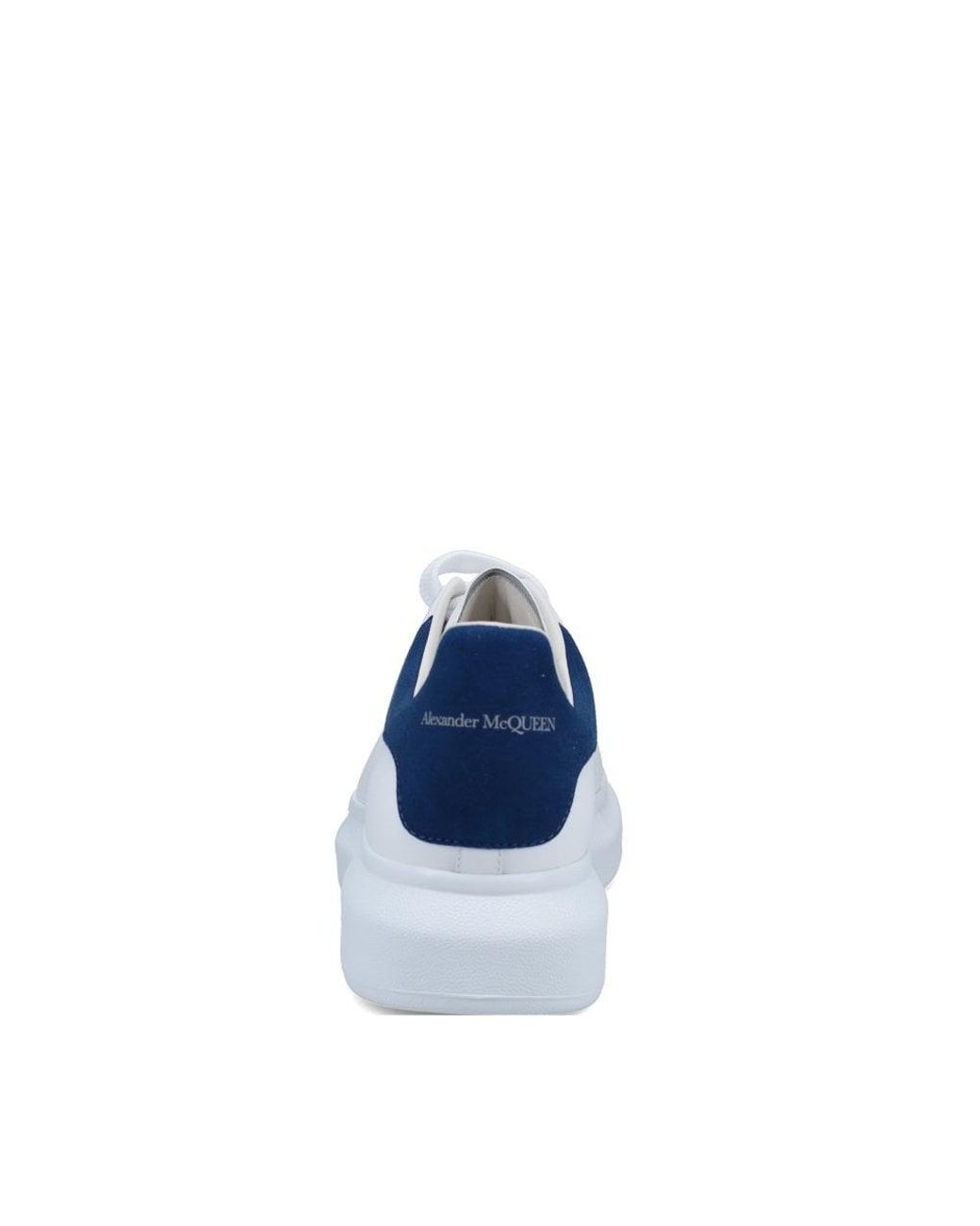 navy blue and white alexander mcqueen