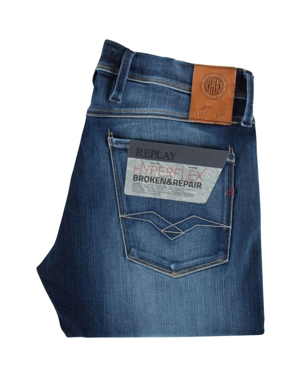 Replay Denim Anbass Hyperlex Destroyed 