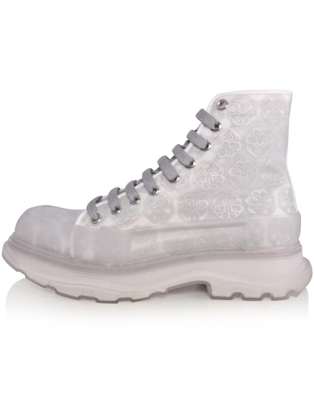 alexander mcqueen white boots