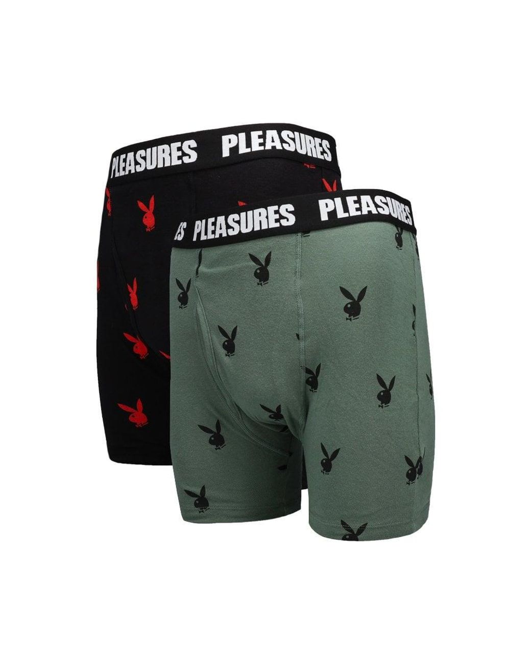 Pleasures X Playboy 2 Pack Bunny Boxers in Black for Men | Lyst