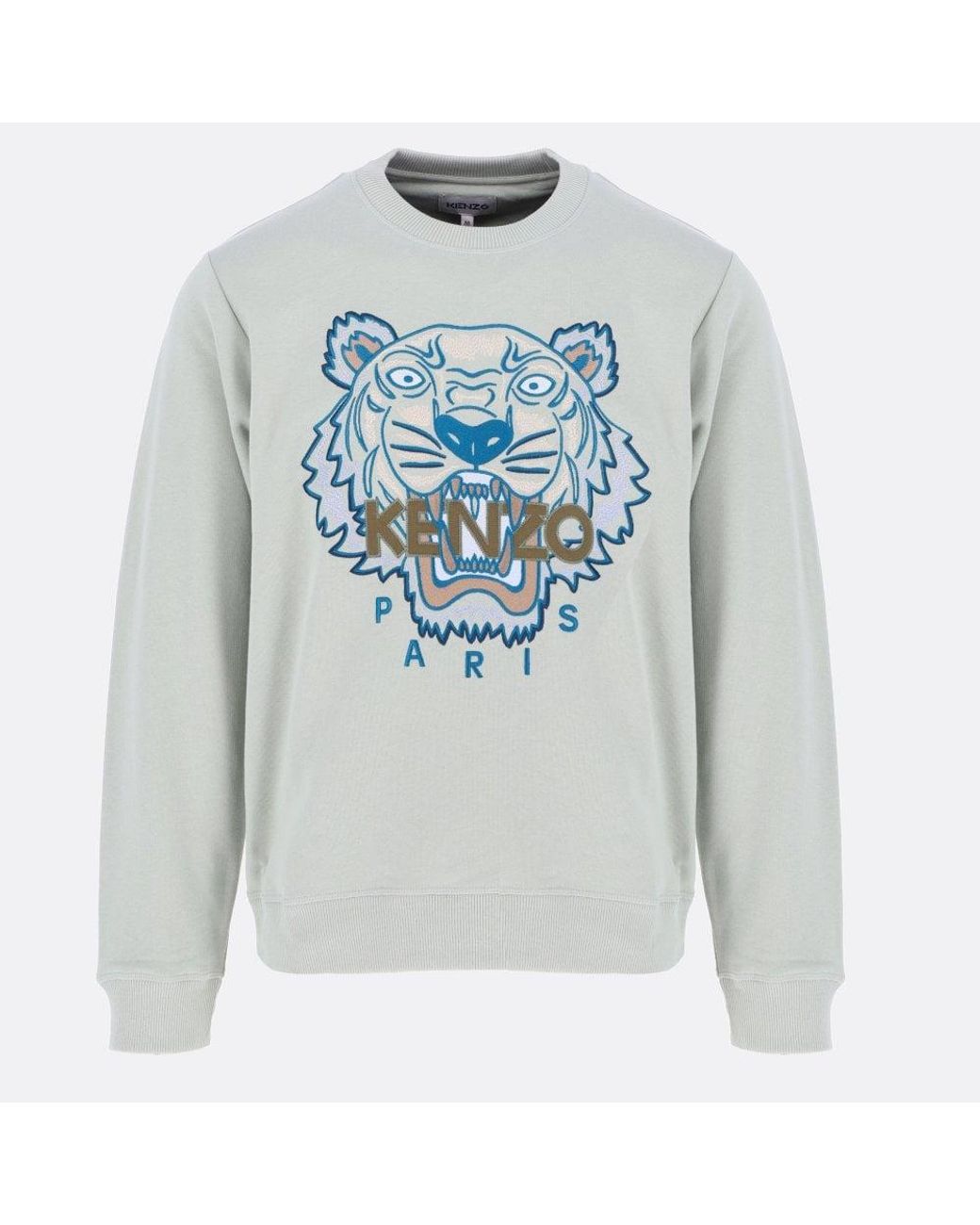 KENZO Tiger Sweatshirt in Gray for Men | Lyst