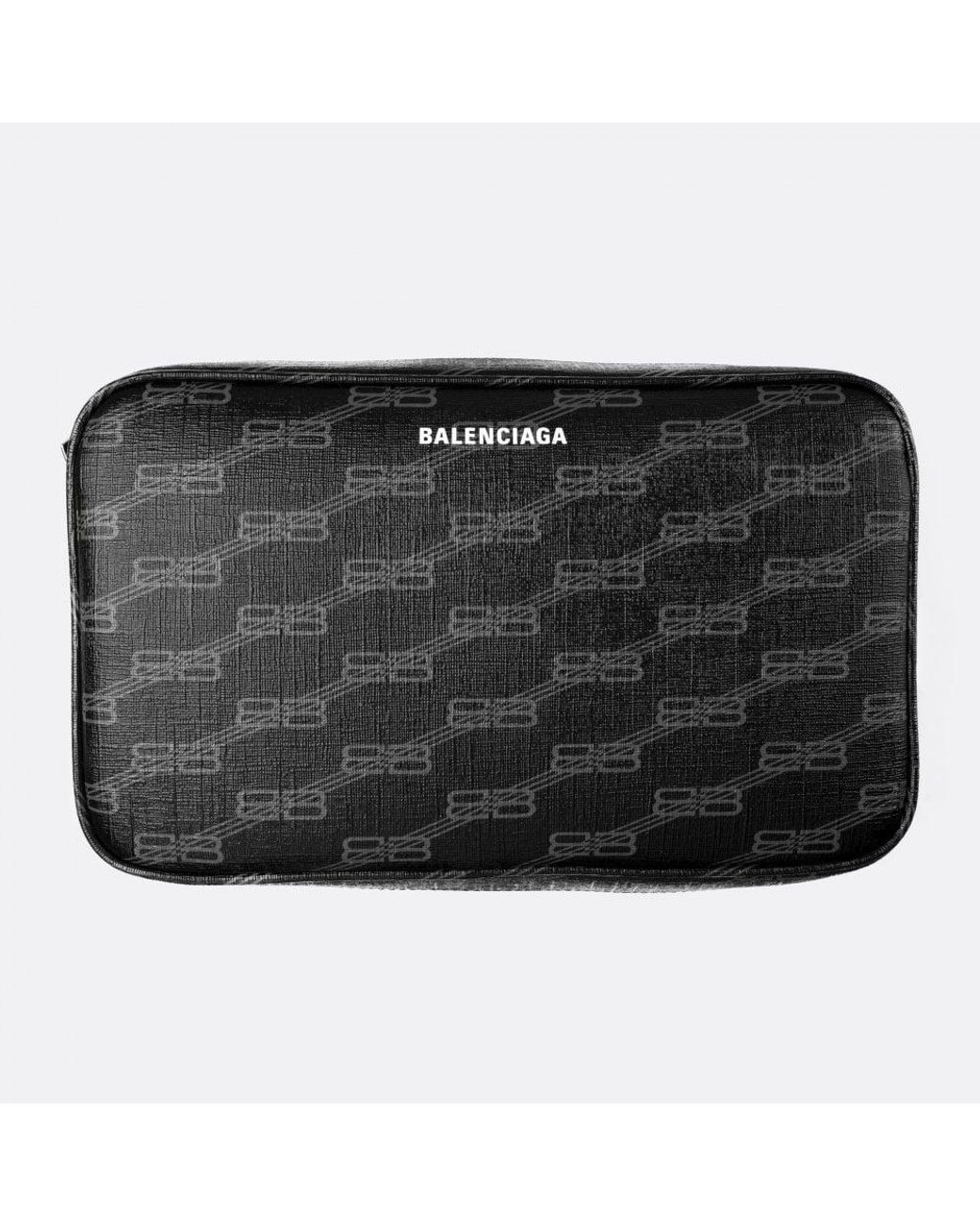 Balenciaga Bb Monogram 'camera Bag' in Black for Men Lyst