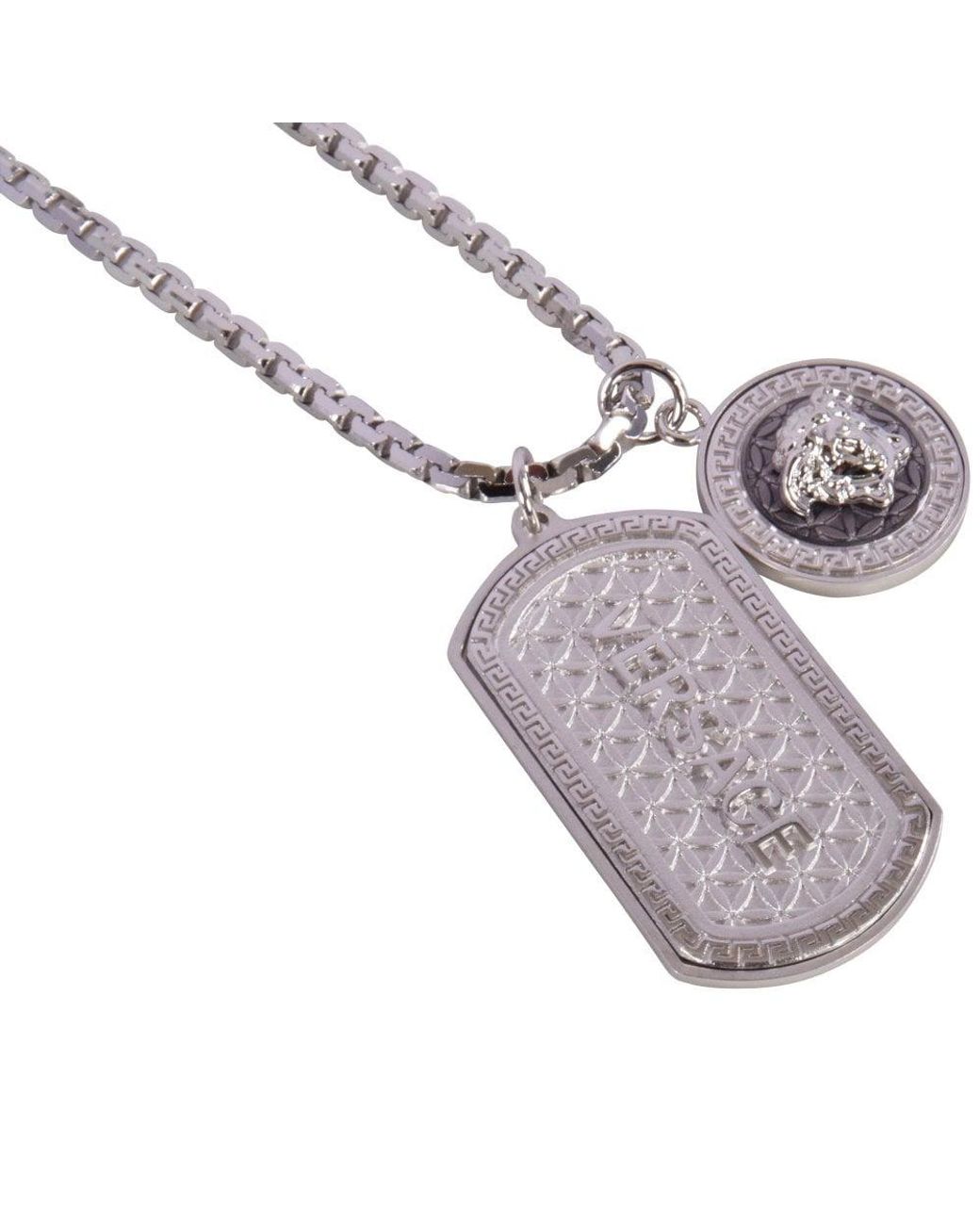 versace dog tag