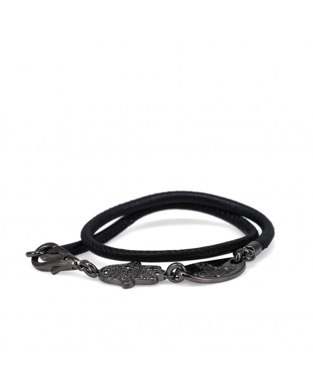 Vivienne Westwood Black Man Rojava Bracelet for Men Lyst
