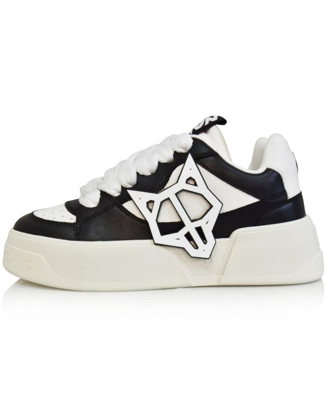 Naked Wolfe Black/white Kosa Trainers for Men | Lyst