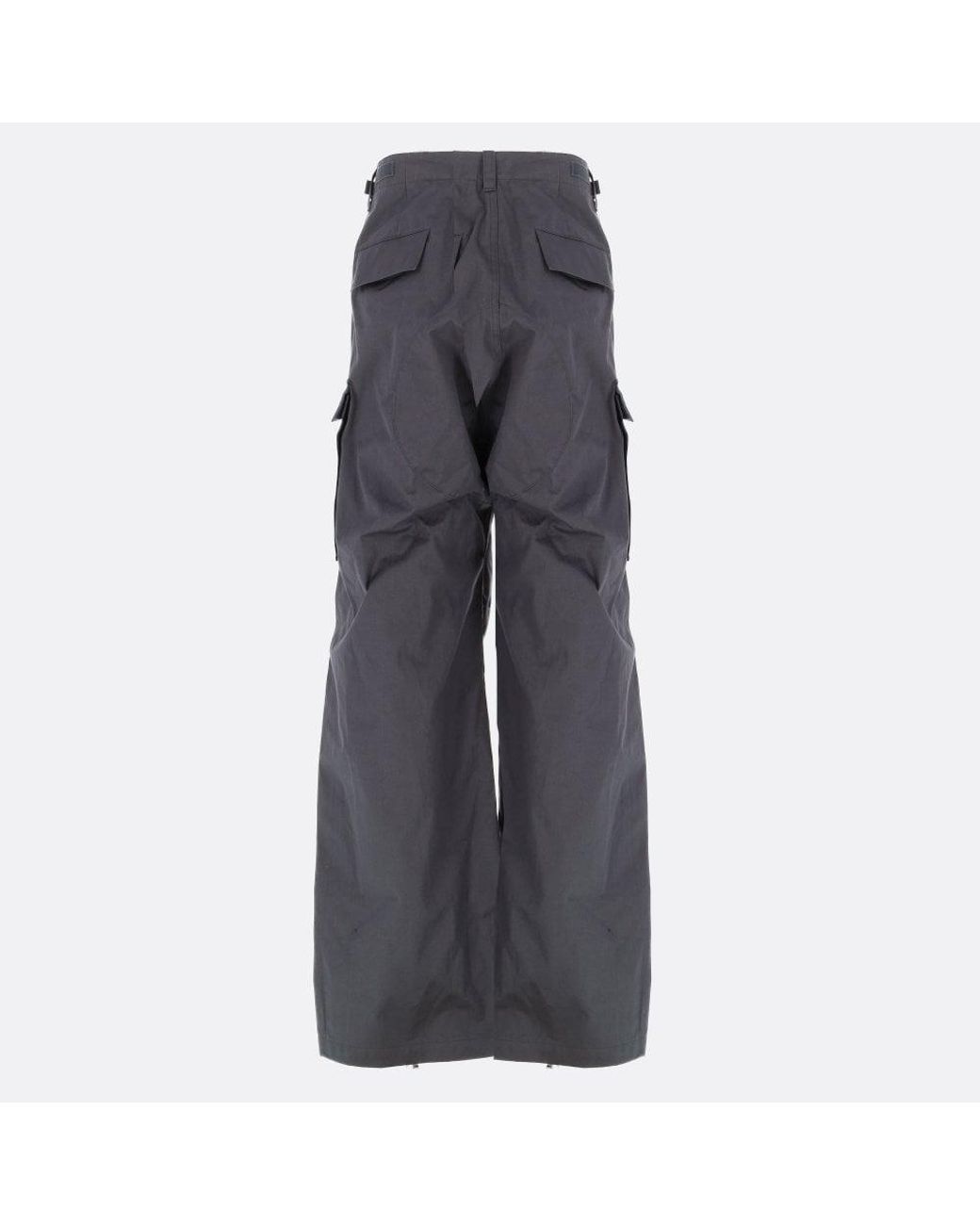 Balenciaga Cargo Trousers in Gray for Men | Lyst
