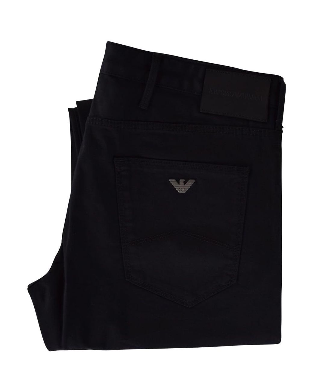 Emporio Armani J06 Slim Jeans in Black for Men | Lyst