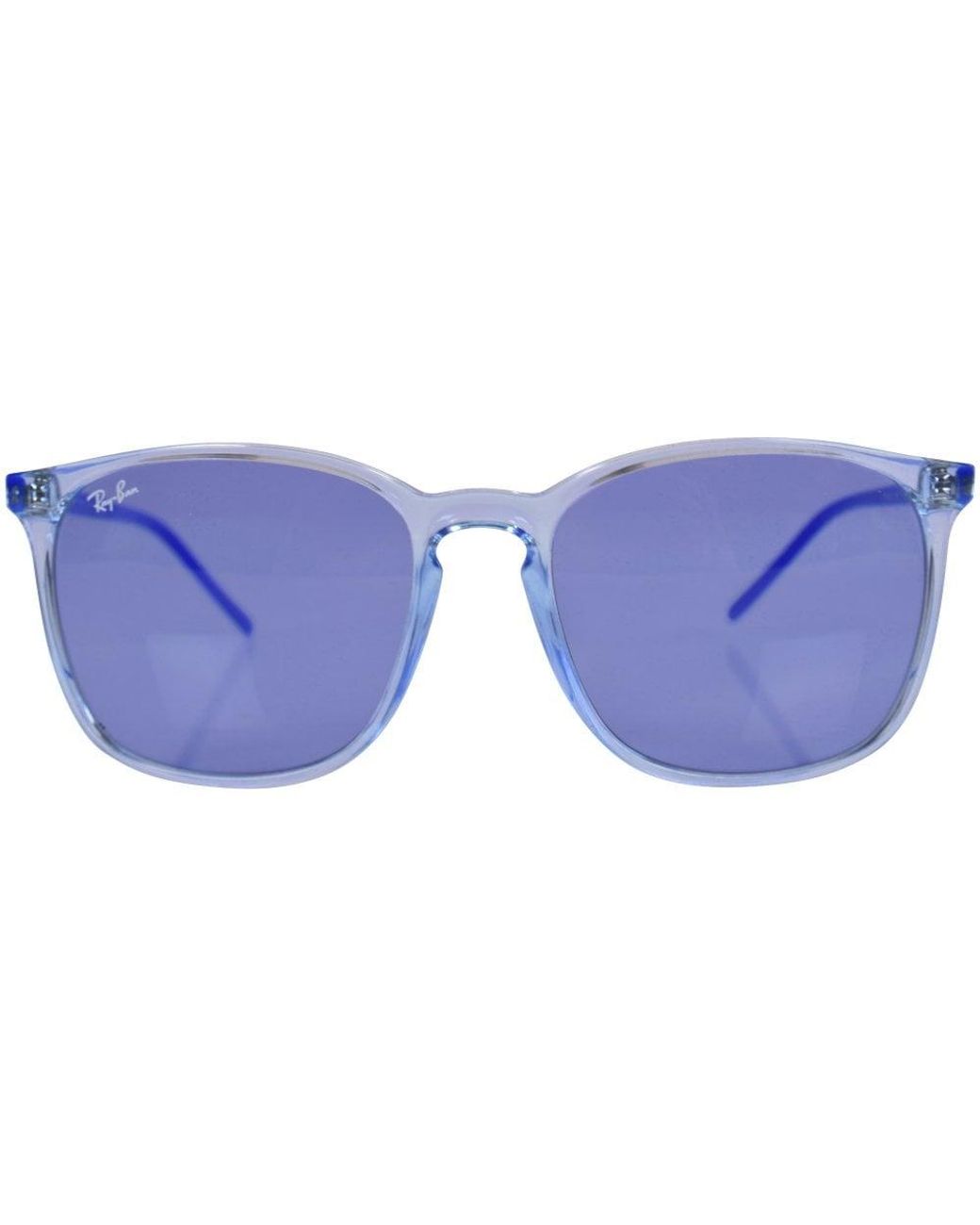 Ray-Ban Transparent/blue Rb4387 Sunglasses for Men | Lyst